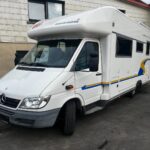 Eura Mobil Contura 706 SB MB 316 – Slechts 7,24 m, automaat | Slaapplaatsen: 4 | Eerste registratie: 02/2002 | 145.852 km | Vermogen: 156 pk | Totaalgewicht: 3.500 kg