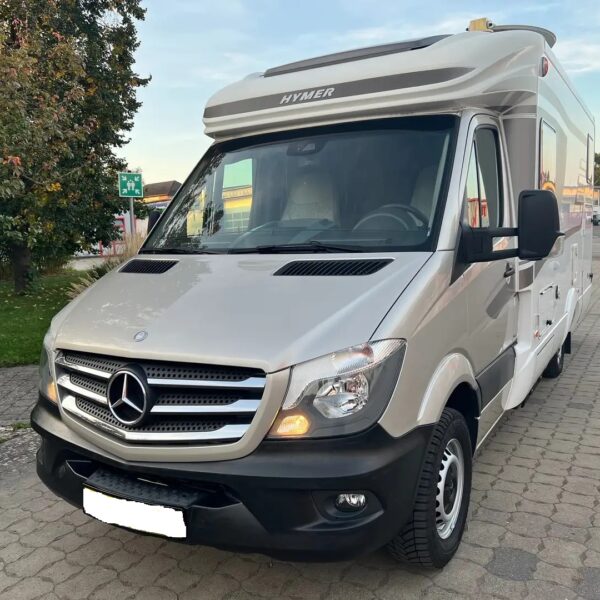Hymer/Eriba MLT 580 Mercedes – Slechts 6,97 m, automaat | Slaapplaatsen: 3 | Eerste registratie: 04/2015 | 56.500 km | Vermogen: 163 pk | Totaalgewicht: 3.500 kg