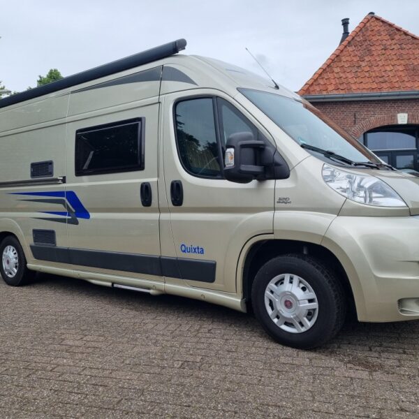 Euramobil Quixta 580FB 2010 – Slechts 6 m, automaat | Slaapplaatsen: 2 | Eerste registratie: 02/2010 | 99.527 km | Vermogen: 120 pk | Totaalgewicht: 3.500 kg