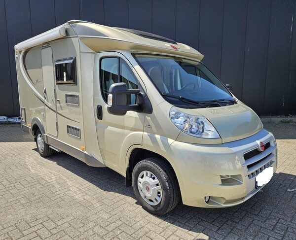 Bürstner Nexxo T 569 Compact – Slechts 5,69 m, handgeschakeld | Slaapplaatsen: 2 | Eerste registratie: 06/2014 | 47.115 km | Vermogen: 131 pk | Totaalgewicht: 3.500 kg