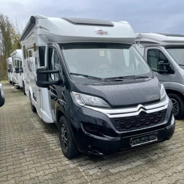 Bürstner Limited T 690 G – Slechts 6,98 m, Handgeschakeld | Slaapplaatsen: 4 | Eerste registratie: 03/2024 | 12.389 km | Vermogen: 165 pk | Totaalgewicht: 4.000 kg