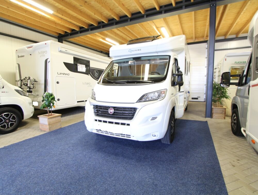 Sun Living S 75SL – Slechts 7,45 m, Semi-automatische versnellingsbak | Slaapplaatsen: 5 | Eerste registratie: 01/2020 | 40.544 km | Vermogen: 150 pk | Totaalgewicht: 3.500 kg