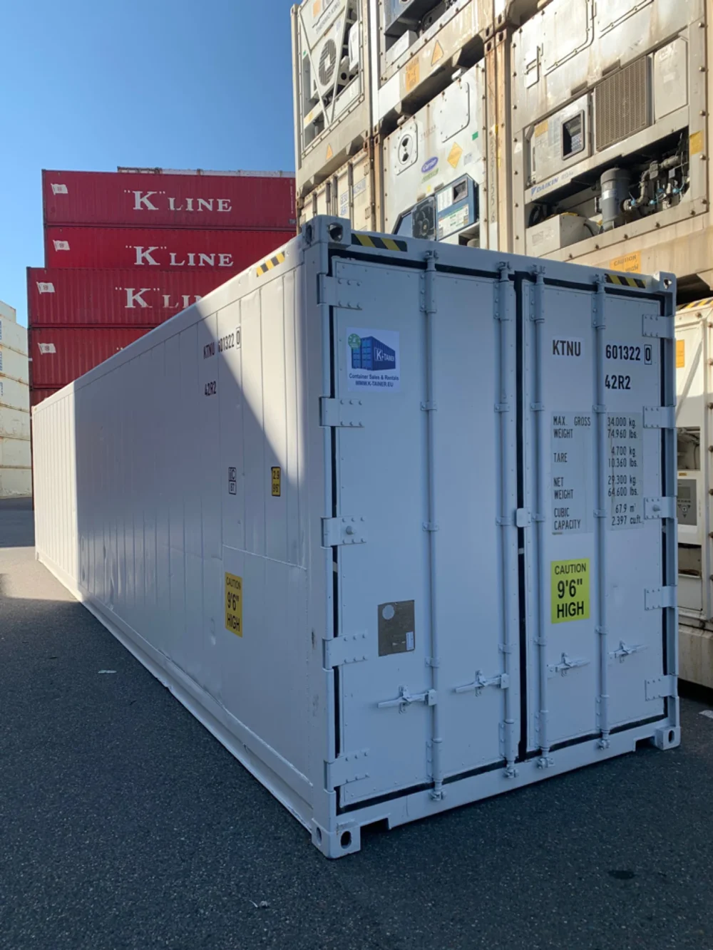 40ft High Cube Reefer container Nieuw