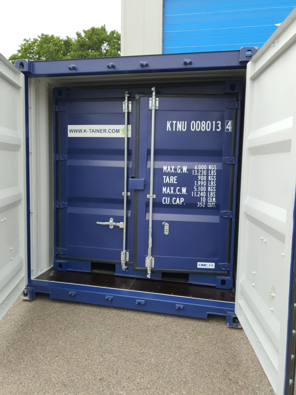 8ft Standaard container Nieuw - Afbeelding 5