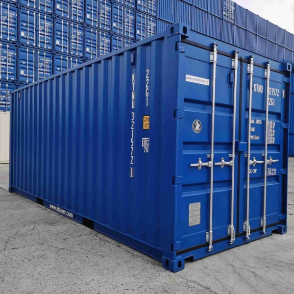 20ft Standaard container Nieuw (Blauw)