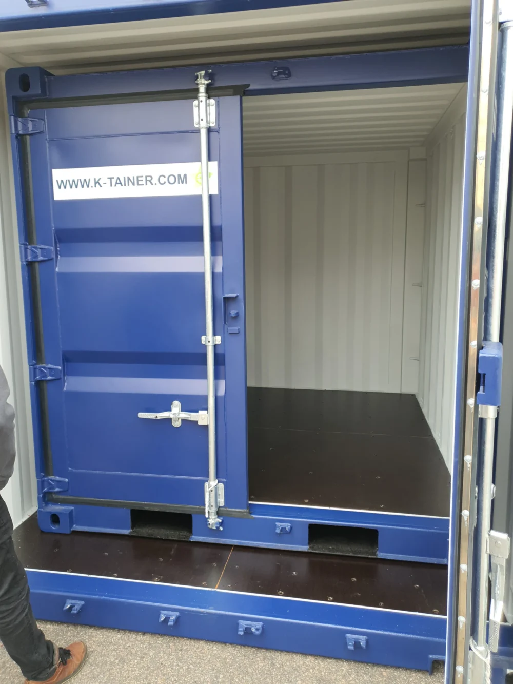 20ft Standaard container Nieuw (Blauw) - Afbeelding 5